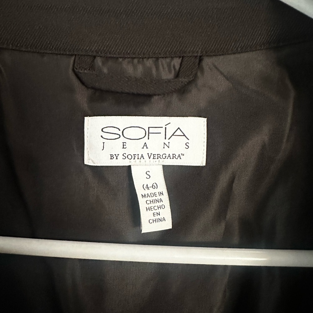 Sofia Jeans By Sofia Vergara Double Breasted Tren… - image 4